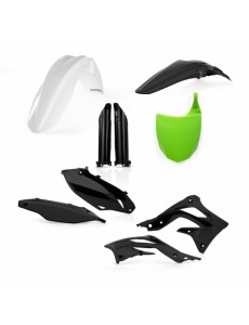 KIT PLÁSTICOS COMPLETO ACERBIS KAWASAKI KX-F 450 2012 PRETO E VERDE